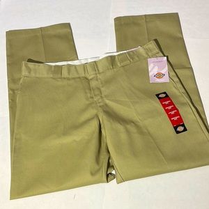 Dickies Women original work pants straight leg midrise sz 14 khakis NEW